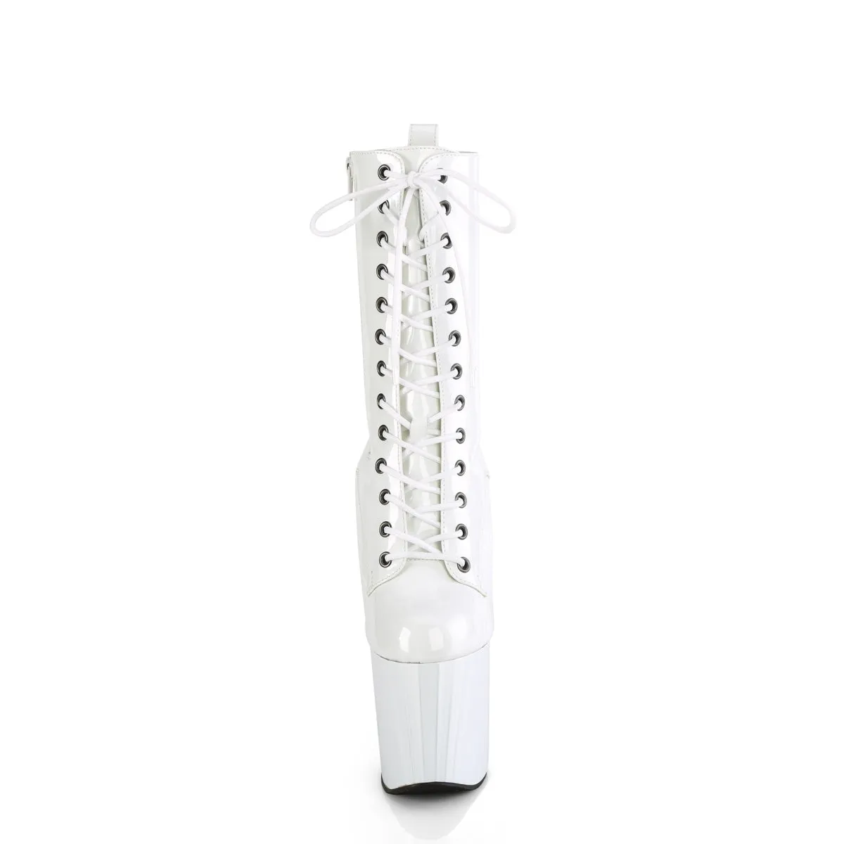 8 Inch Heel ENCHANT-1040 White Patent