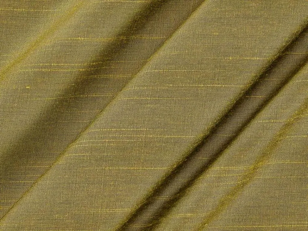 Acid Green Plain Poly Artificial Silk Fabric