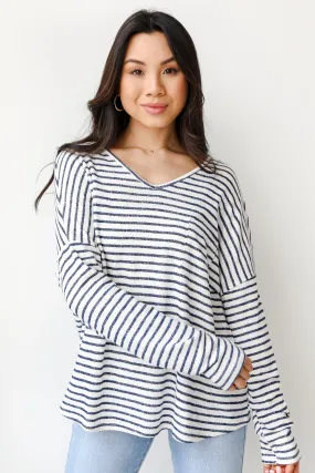 All In Good Fun Striped Knit Top