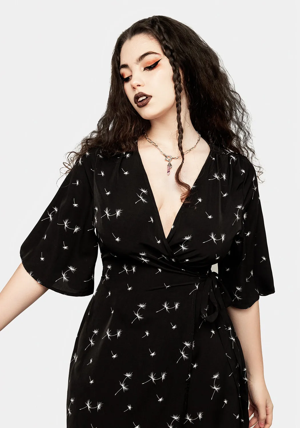 Blithe Kimono Wrap Mini Dress