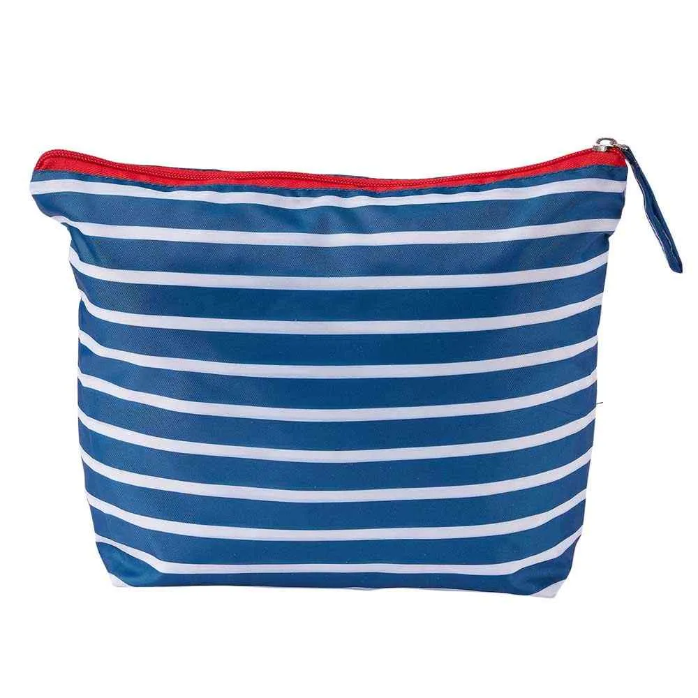 Breton Stripe Splash Proof Pouch