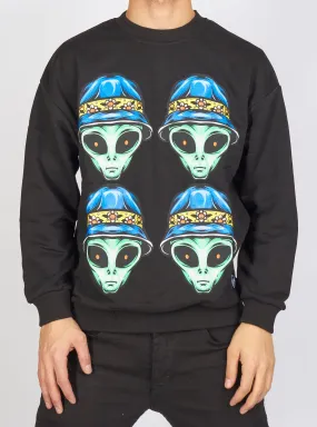 Buyer's Choice Sweater - Alien - Black - SW-21552