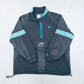 Carolina Panthers: 1990's 1/4 Zip Proline Starter Breakaway Jacket (XXL)