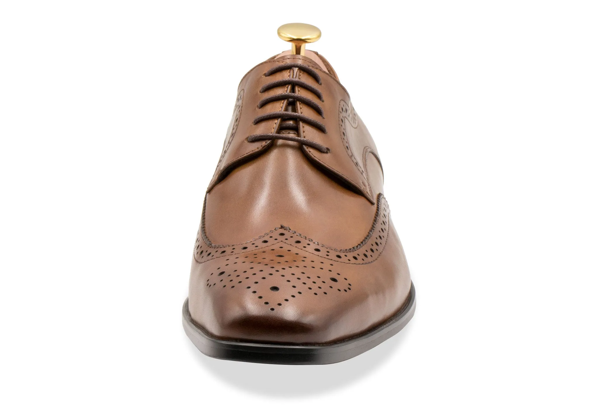 Caseros Wingtip Chestnut Derby