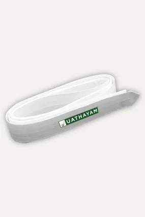 Dhoti Belt - White | Uathayam