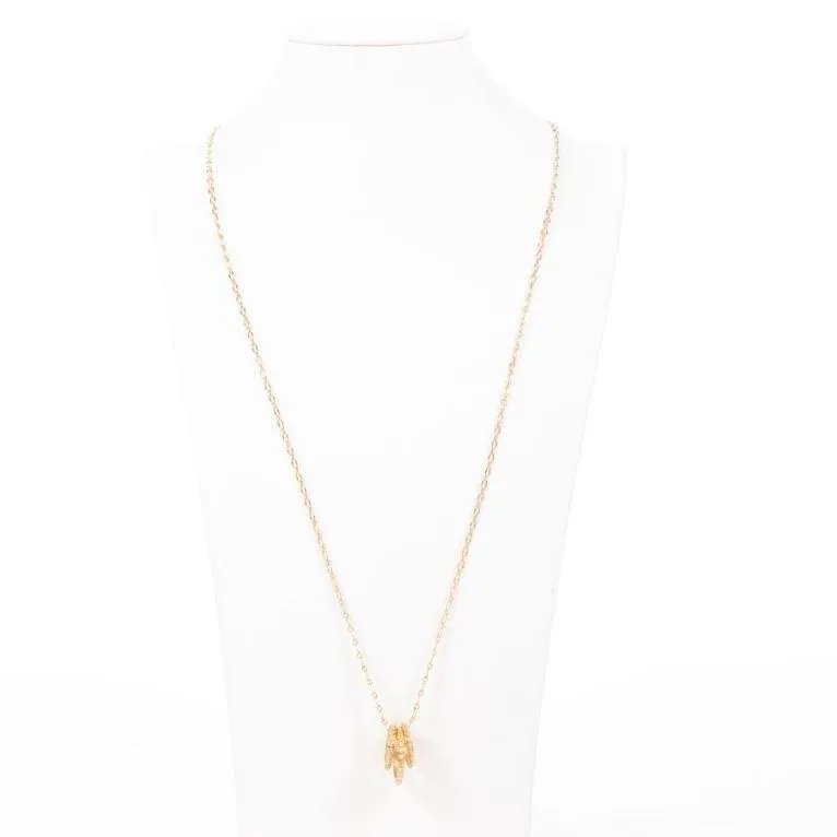 Dotti Dotted 3 Charm Circle Long Necklace