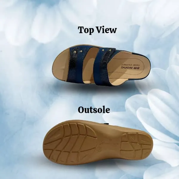 DR.KONG WOMEN REMOVABLE INSOLE SANDALS DK-S8000405E4-BLU(RP : $189)