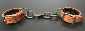 Drovers Saddlery Made Leather Hobbles - with Chain