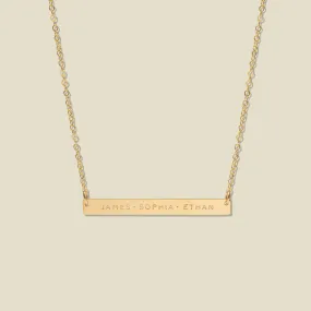 Everly Bar Necklace