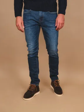 JEANS 5 TASCHE IN DENIM SCURO SLIM FIT