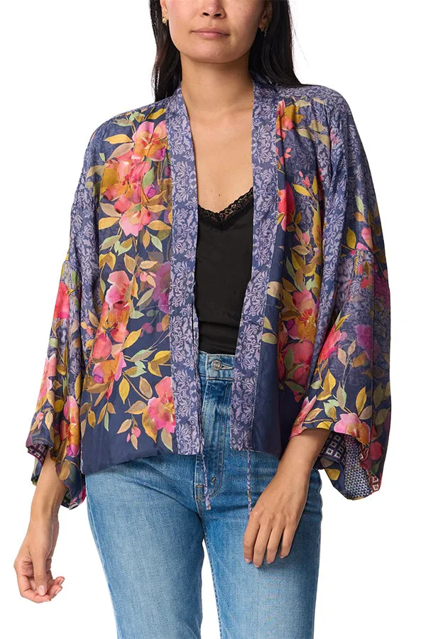 Johnny Was Locust Makenna Silk Revsible Kimono