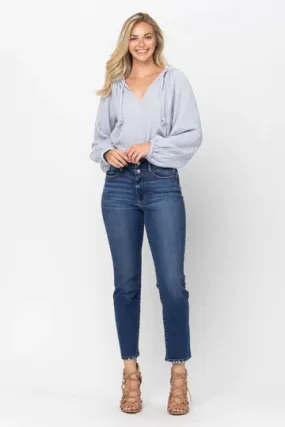 Judy Blue High Waist Front Yoke Slim Fit Jeans