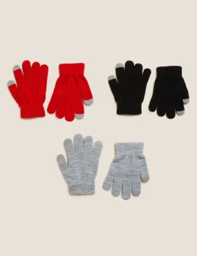 Kids' 3pk Magic Gloves