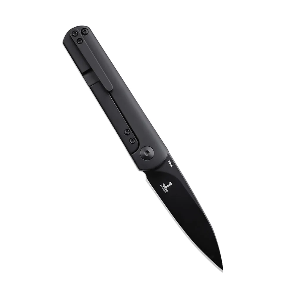 Kizer Feist S35VN Frame Lock Knife Black Titanium Ki3499A5 (2.8 Black)