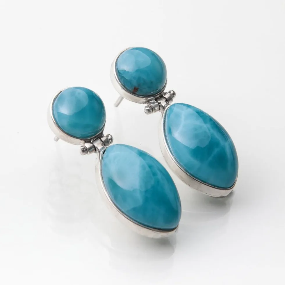 Larimar Drop Earrings Jenny