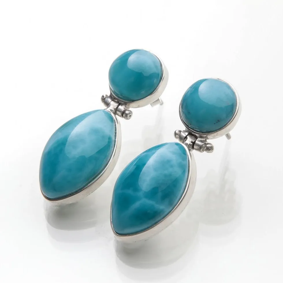 Larimar Drop Earrings Jenny