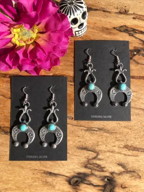 Long Naja Dangle Earrings