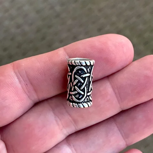 Long Viking Knotwork Beard Bead