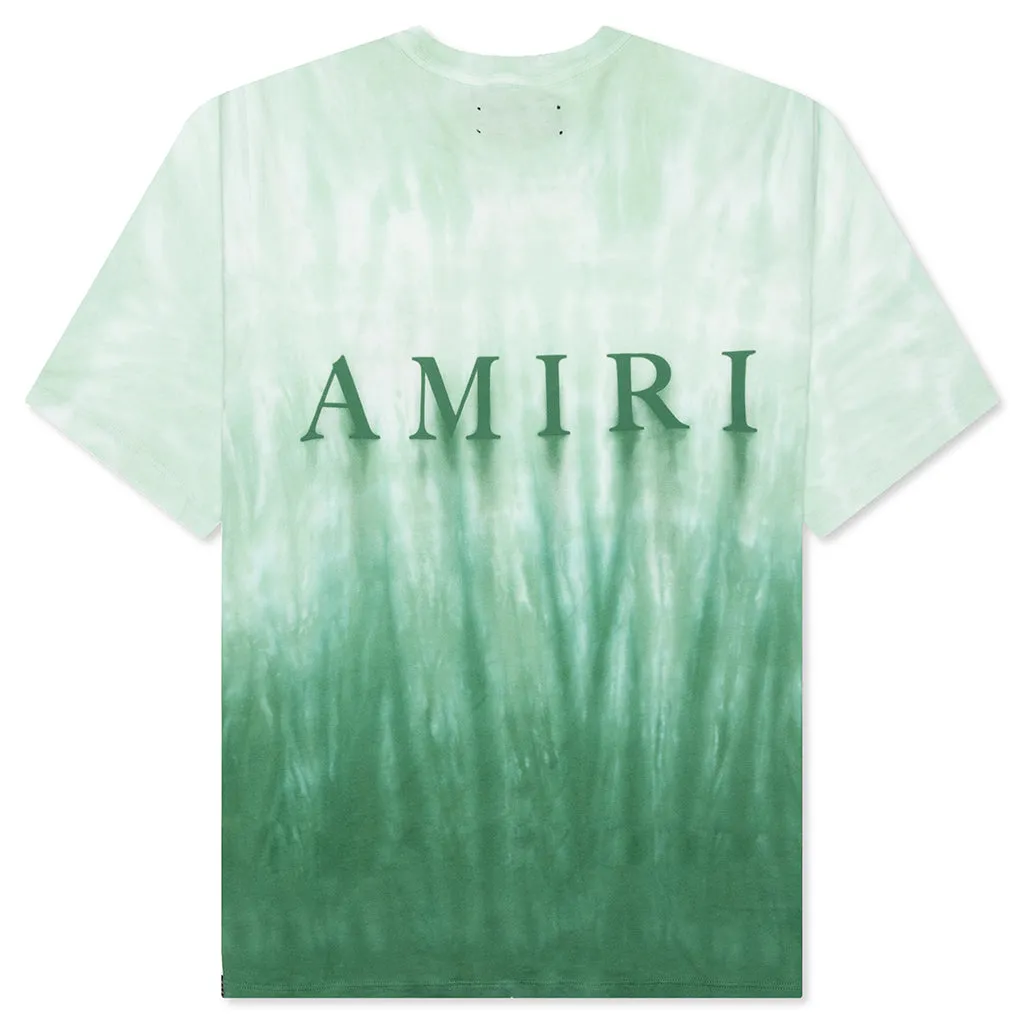 MA Logo Dip Dye Tee - Mineral Green