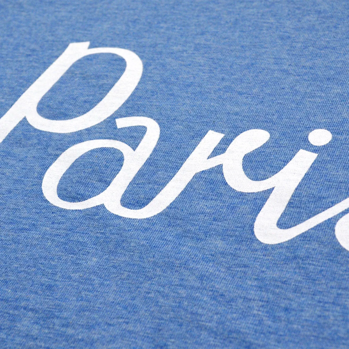 Maison Kitsuné - Parisien T-shirt - Blue Melange