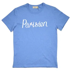 Maison Kitsuné - Parisien T-shirt - Blue Melange