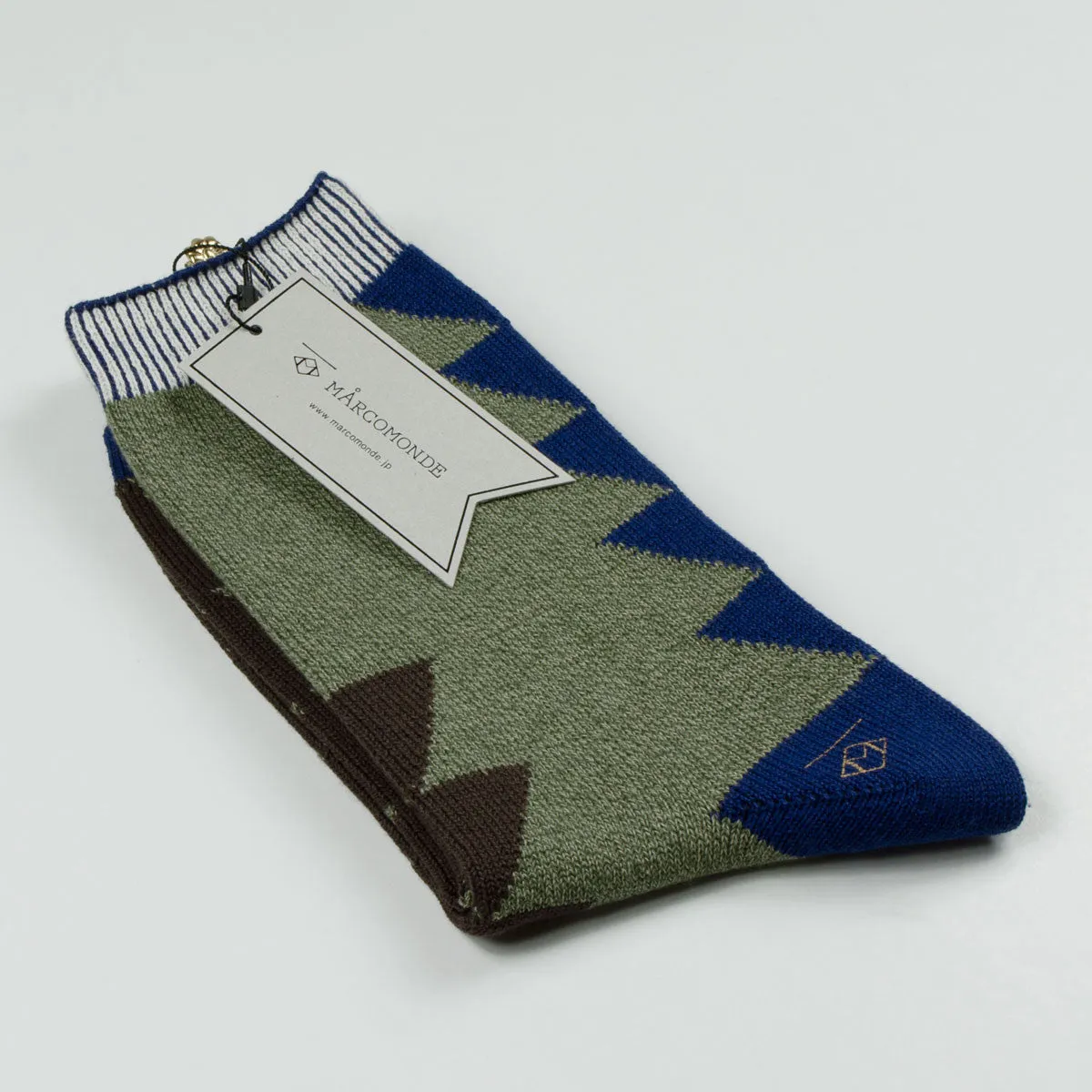 Marcomonde - Triangles Malaysia Socks - Khaki