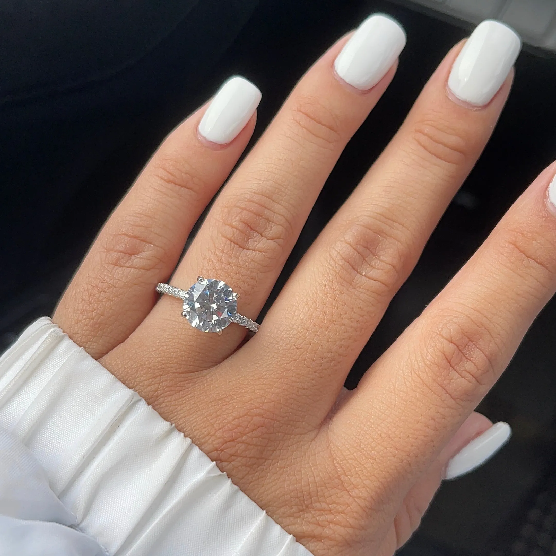 MARIA MOISSANITE RING