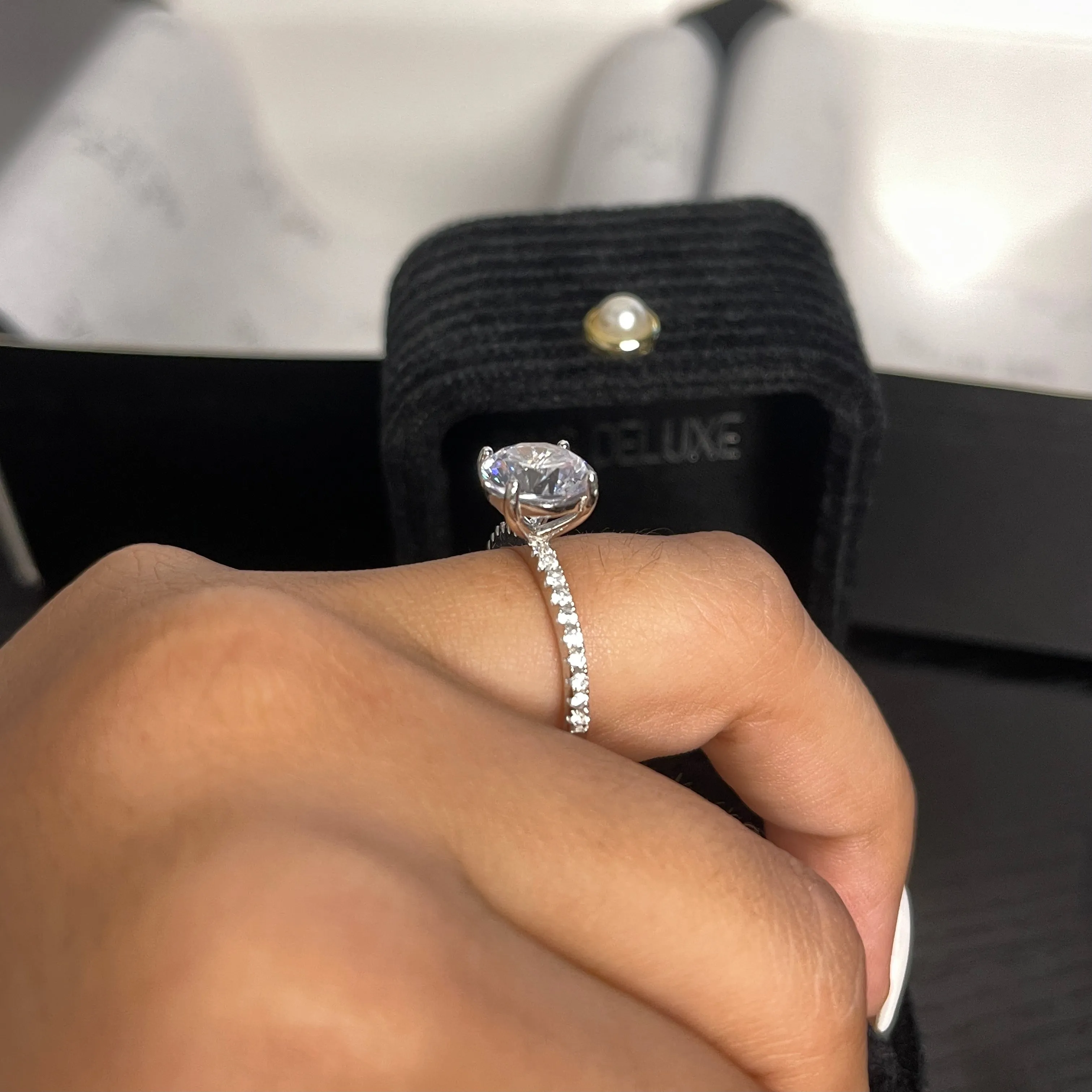 MARIA MOISSANITE RING