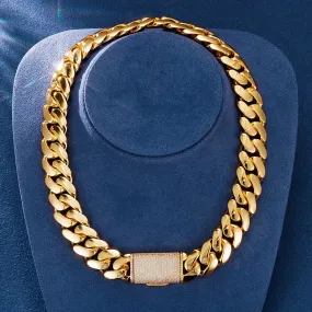 Miami Cuban Link Chain With CZ Clasp