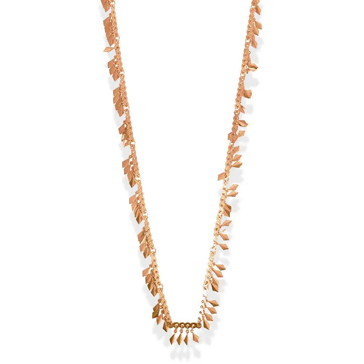 Mini fringe layering necklace