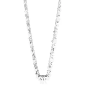 Mini fringe layering necklace