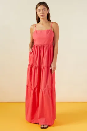 monrow poplin maxi dress