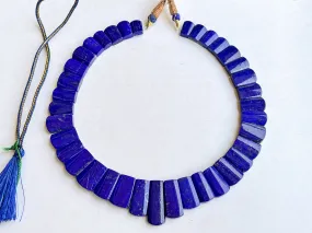 Natural Lapis Lazuli Bib Necklace, Cleopatra Egyptian Necklace, Fancy Beach Jewelry, AAA Lapis Lazuli Choker  Necklace