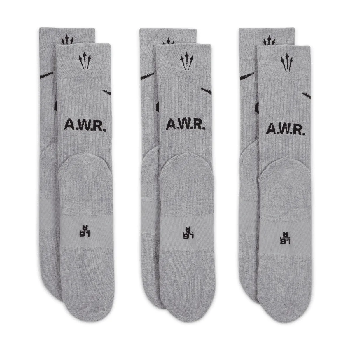   NOCTA Crew Socks 3-Pack 'Grey'