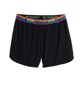 Pajama Shorts LC - TENCEL™ Modal Black Rainbow