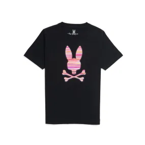 Psycho Bunny Kids Newell Graphic Tee - Black