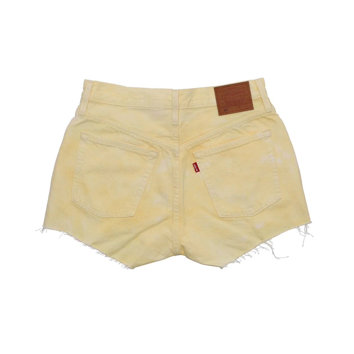 Shorts Donna Levi's 501 Original Giallo