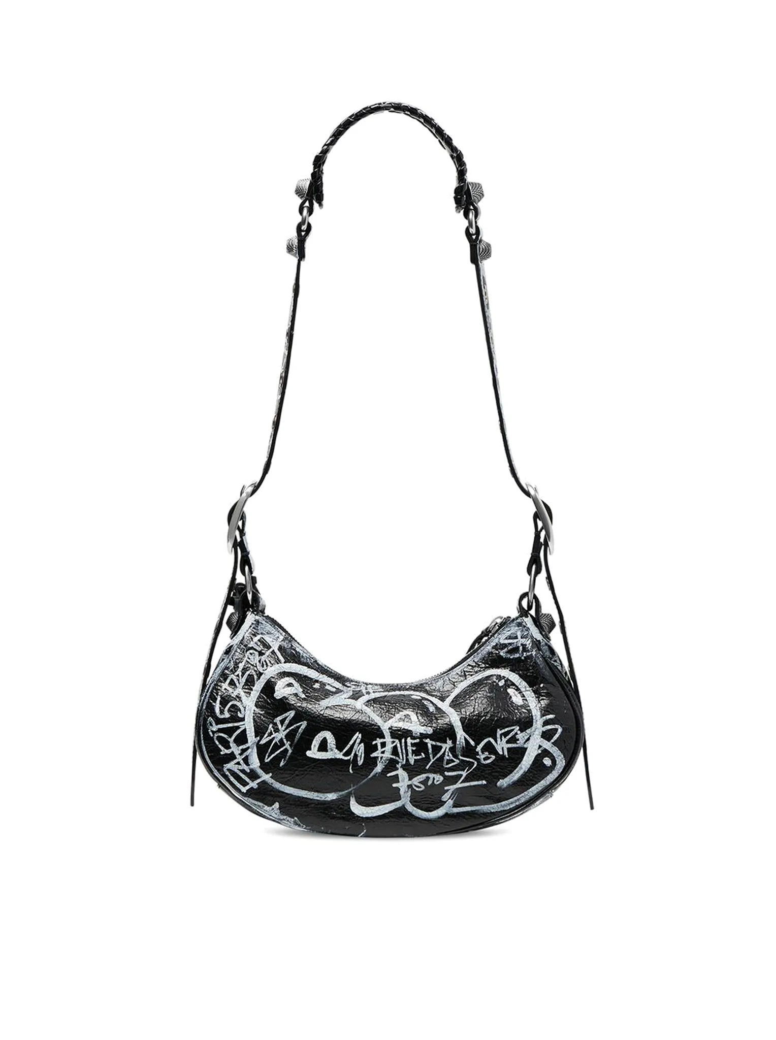 SHOULDER HANDBAG LE CAGOLE XS BAG GRAFFITI FOR WOMEN IN BLACK