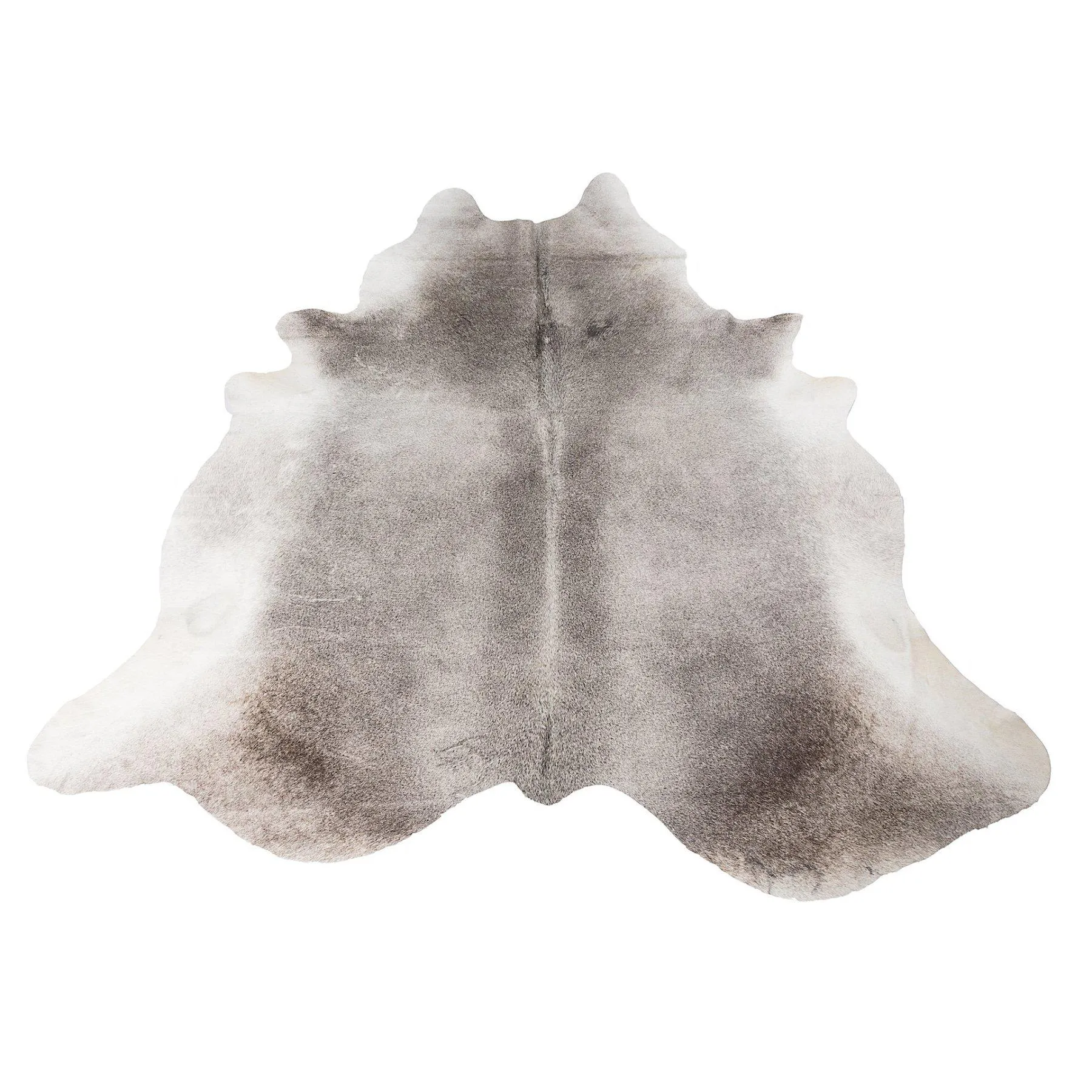 Silver Dark Grey - Grey & White Coloured Large Premium Cowhide Rug