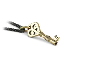 Small Key Necklace - Bronze