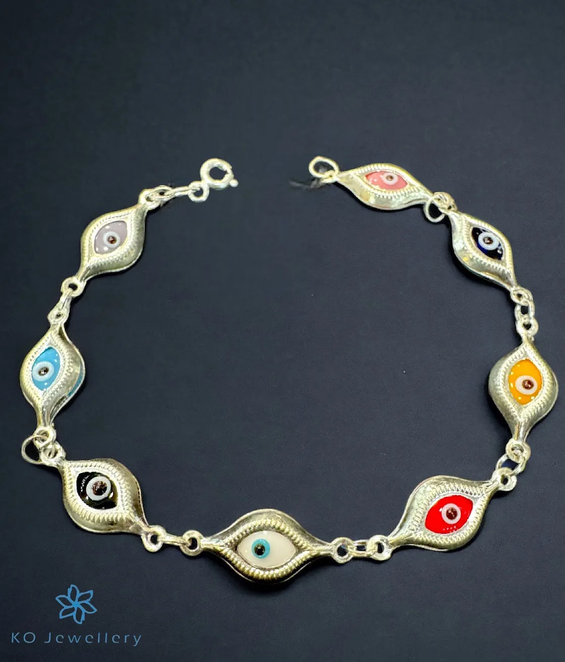 The Rusty Evileye Silver Bracelet