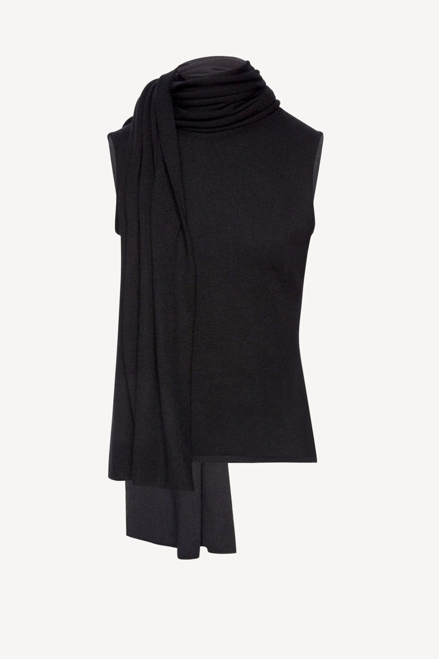 Top Scarf in Schwarz