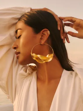 Twist Earrings - Gold Dipped