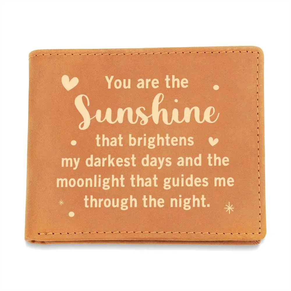 Wallet Design_You are the Sunshine Leather Wallet