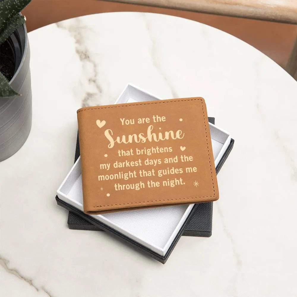 Wallet Design_You are the Sunshine Leather Wallet