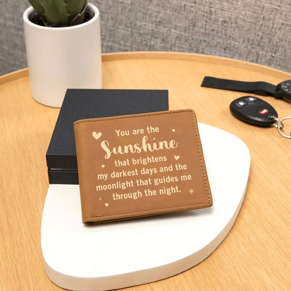 Wallet Design_You are the Sunshine Leather Wallet