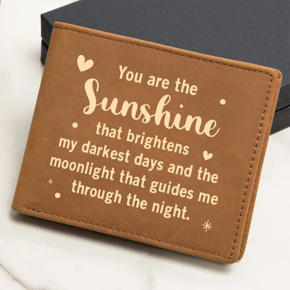 Wallet Design_You are the Sunshine Leather Wallet