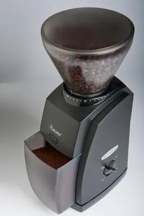 White and Black Encore Coffee Grinder